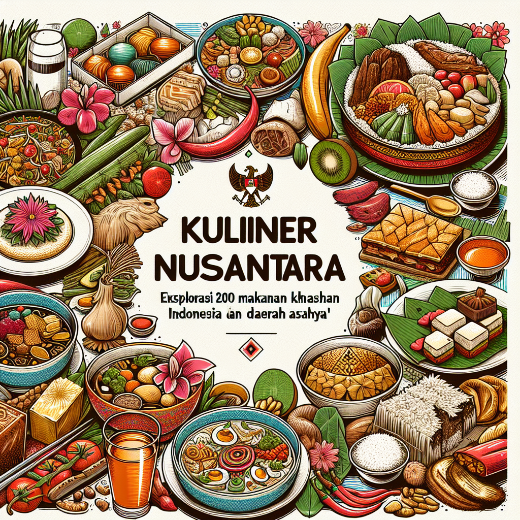 Kuliner Nusantara: Eksplorasi 200 Makanan Khas Indonesia dan Daerah Asalnya